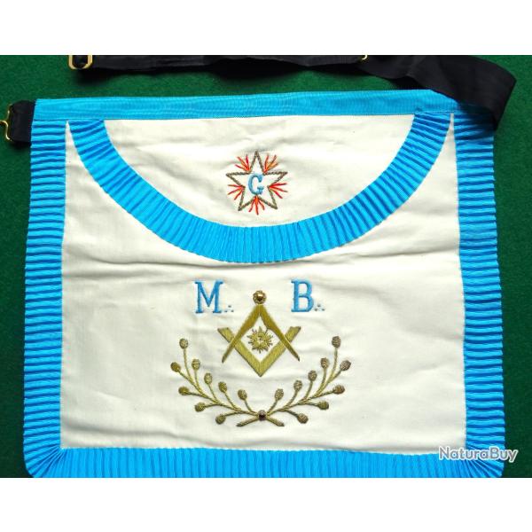 RARE TABLIER ANCIEN de FRANC Ma�on LOGE Ma�onnique MB