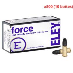 MUNITIONS ELEY FORCE CALIBRE 22LR 40gr - 2.6g x500 