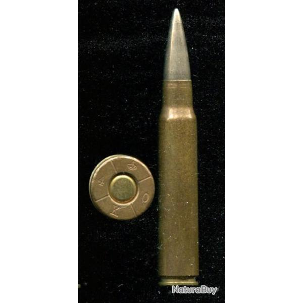 8 x 63 BOFOR Su�de - RARE - Guerre 39-45 WWII - tra�ante pte blanche - marquage : Couronne/4/0/K/