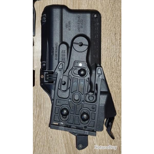 Holster Safariland cz p10 / cz p10c optique et lampe