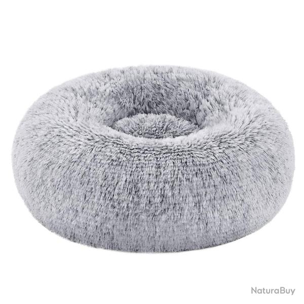 Panier pour chien lit pour chat tissu peluche 50 cm gris 12_0006834