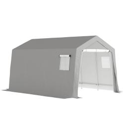 Abri de rangement ext&eacute;rieur pour motos et v&eacute;los 300 x 447 x 255 cm b&acirc;che &eacute;tanche porte zipp&eacute;e moder