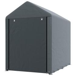 Abri de jardin rangement 120 x 179 x 165 cm protection intemp&eacute;ries porte zipp&eacute;e acc&egrave;s rapide modern