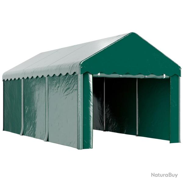 Abri de voiture 594 x 300 x 280 cm toile 200g anti-uv r�sistante structure renforc�e industriel en