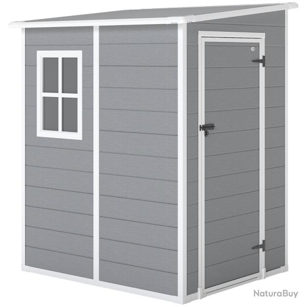 Abri de jardin � 122 x 149 x 192 cm porte verrouillable ventilation surface 1,54 m� design moderne