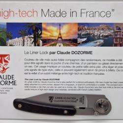 Couteau alsacien &eacute;b&egrave;ne Claude DOZORME