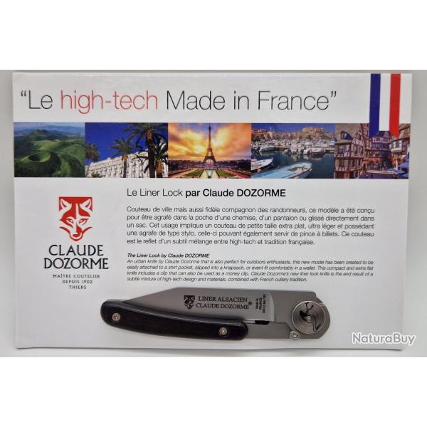 Couteau alsacien �b�ne Claude DOZORME