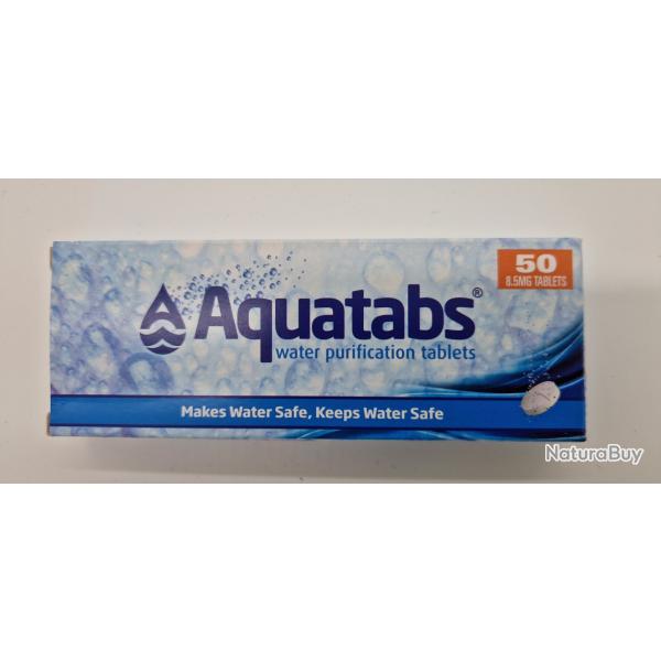 Tablette purification d'eau x50 AQUATABS