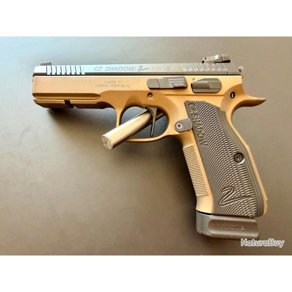 CZ Shadow 2 Cerakote bronze