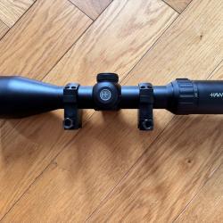 Lunette HAWKE Vantage 30 WA IR + Fixations Weaver Extreme High Profile 30 mm