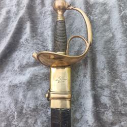 SABRE D`OFFICIER SARDO -PIEMONTAISE ALBERTINA 1833