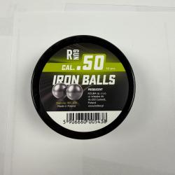 Billes acier .50  - Razor Gun Iron Balls - Bo&icirc;te de 50