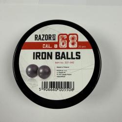 Billes acier .68 - RAZOR GUN - bo&icirc;te de 20