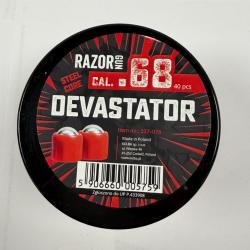 Devastator cal .68 - RAZOR GUN - bo&icirc;te de 40