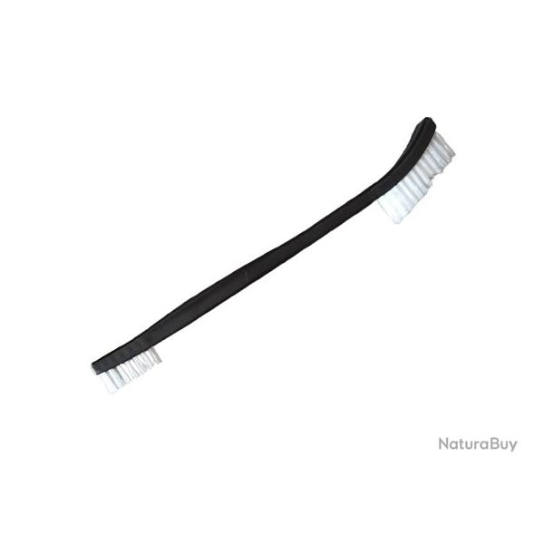 Brosse deux extr�mit�s en Nylon blanc - Nettoyage