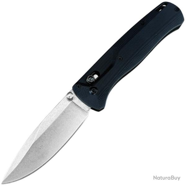 Couteau ElitEdge Lame Acier D2 Manche G10 Noir Axis Lock EE10B014BK