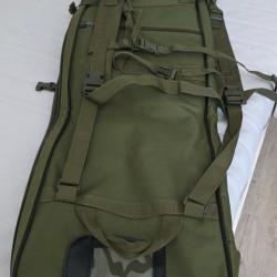 housse de fusil avec poign&eacute;e et bretelles