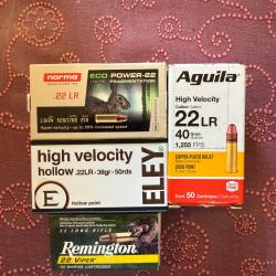 Lot munitions 22LR HV