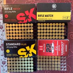 Lot munitions 22 LR