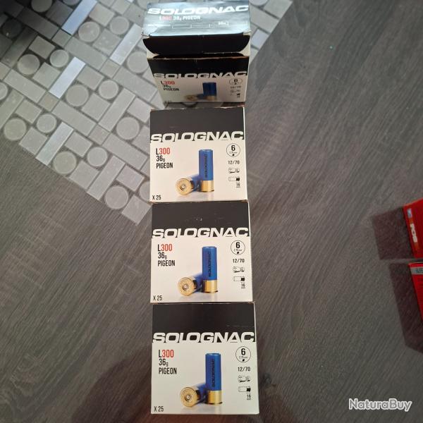 Cartouches L300 36g Pigeons n 6 en lot de 79 unit�s