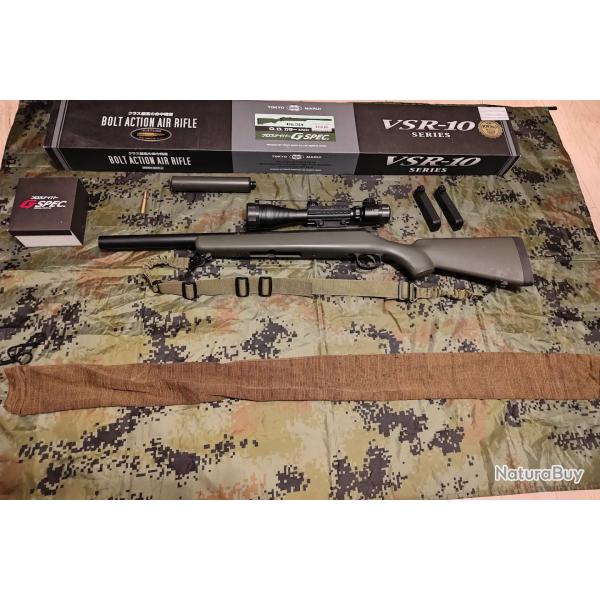 Pack VSR 10 Tokyo MARUI - Complet en boite d'origine + 2chargeurs + sangle + chaussette de transport