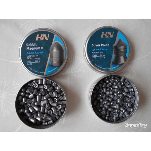 Plombs  H&N cal 5,5