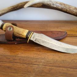 ANCIEN COUTEAU DE CHASSE  " WILDCAT " SOLINGEN GERMANY .
