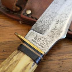 ANCIEN COUTEAU DE CHASSE  " WILDCAT " SOLINGEN GERMANY .