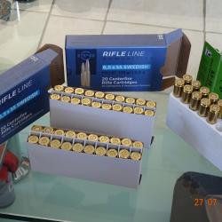 51 DOUILLES 6.5 X 55 POUR RECHARGEMENT