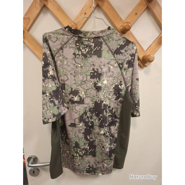 T shirt somlys Stretch digital vert Taille M DESTOCKAGE