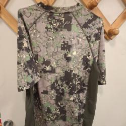 T shirt somlys Stretch digital vert Taille  S DESTOCKAGE