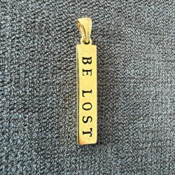Pendentif argent sterling 925 & or 18 carats - Be Lost