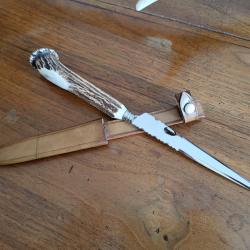 ELEGANTE DAGUE DE CHASSE " GMB " A THIERS .