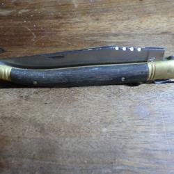couteau pliant laguiole mitre corne