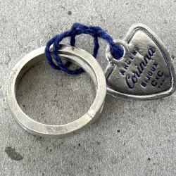 Belle bague argent massif neuve - taille 49 - bague