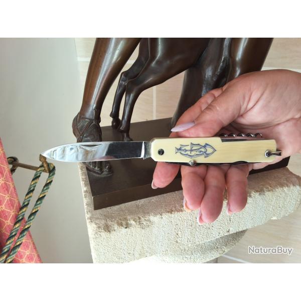 Magnifique couteau  MAKINOX ivoire