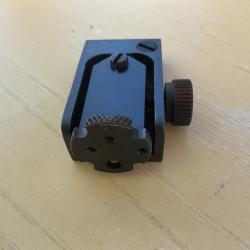 Dioptre taille basse ou hausse rail 11 mm