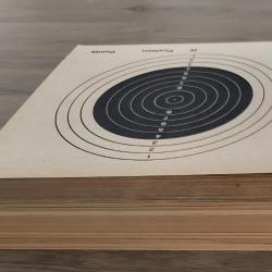 Lot de 500 cible 21x21 en carton