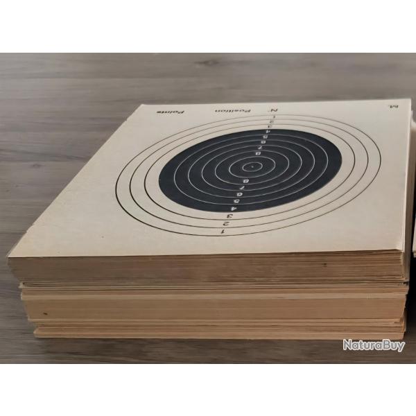 Lot de 500 cible 21x21 en carton