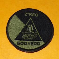 TISSU  :  2&deg; REGIMENT ETRANGER DE GENIE DE LA LEGION ETRANGERE , EOD / IEDD EN BASSE VISIBILITE   Le