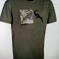 Pro hunt t-shirt ibex kaki