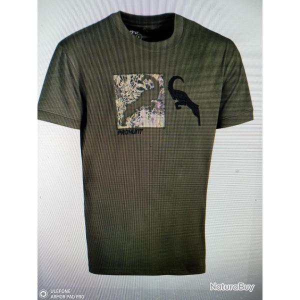 Pro hunt t-shirt ibex kaki