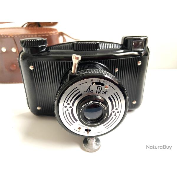 Ancien Appareil Photo Argentique AS Phot As de Tr�fle Made in France Vintage 50'