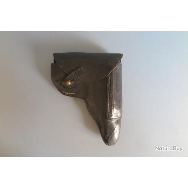 �tui de ceinture cuir noir, type police
