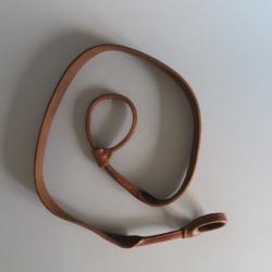 RARE Bretelle tout cuir pour arme d'&eacute;paule