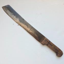 Ancienne machette J. DUMAS - Acier poli - Fabrication fran&ccedil;aise - Thiers