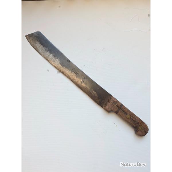Ancienne machette J. DUMAS - Acier poli - Fabrication fran�aise - Thiers