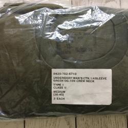 Pack de 3 tee -shirt Taille M (38-40) dat&eacute;s 68 Neuf US Army Vietnam