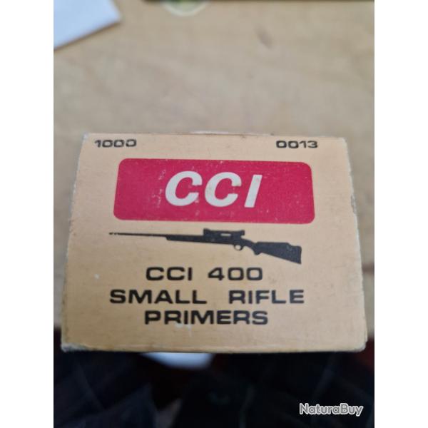 AMORCES CCI 400 SMALL RIFLE PRIMERS