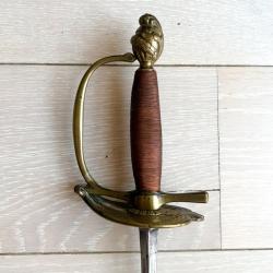 Tr&egrave;s belle &eacute;p&eacute;e de duel XIXe si&egrave;cle